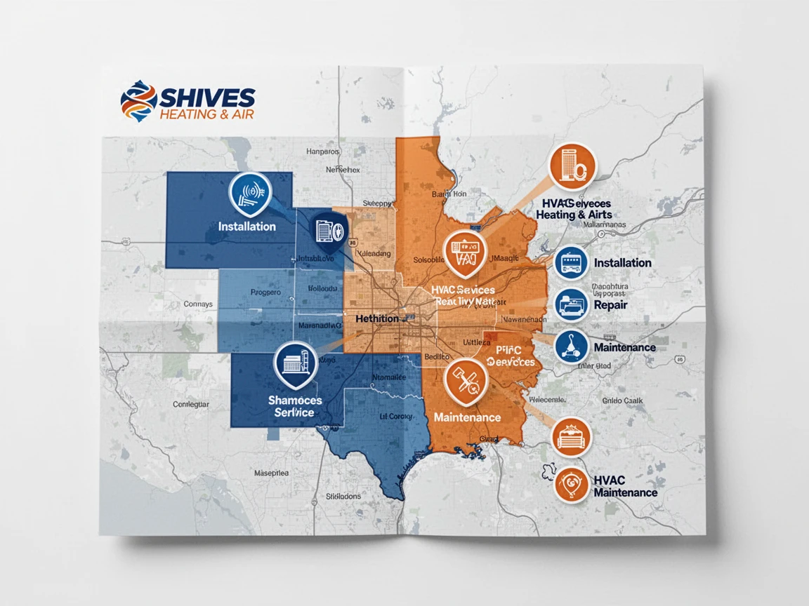 Hvac Service Areas Map