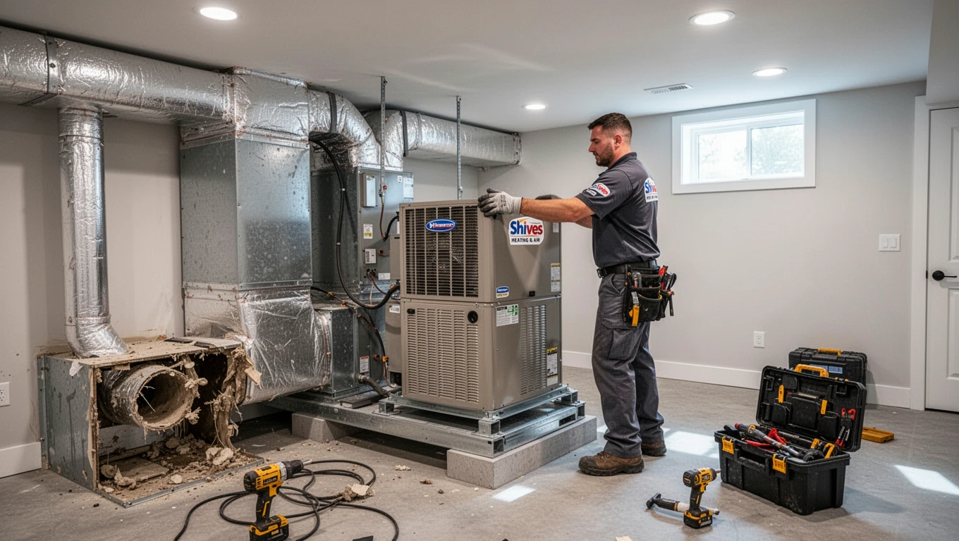 Complete Central Air & Heating Replacements
